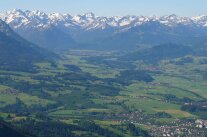 Blick auf das Oberallgäu